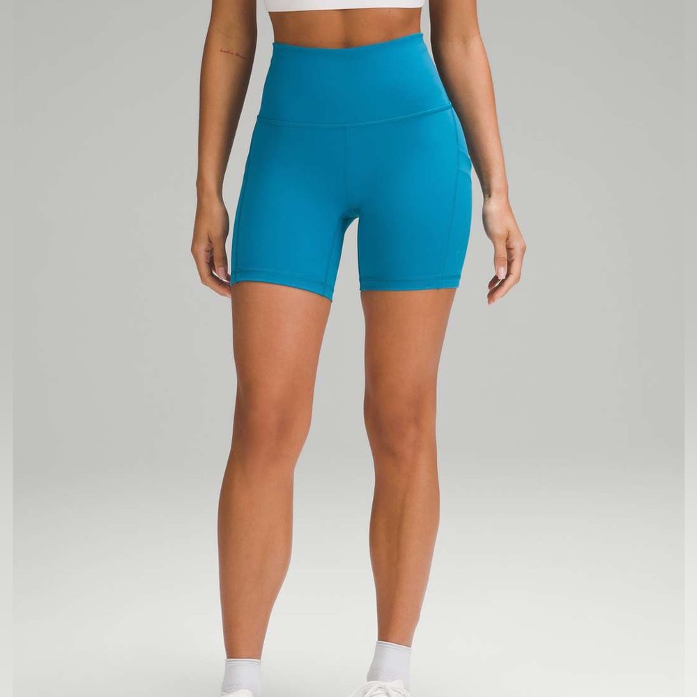Ivivva  Blue High-Waisted Shorts
